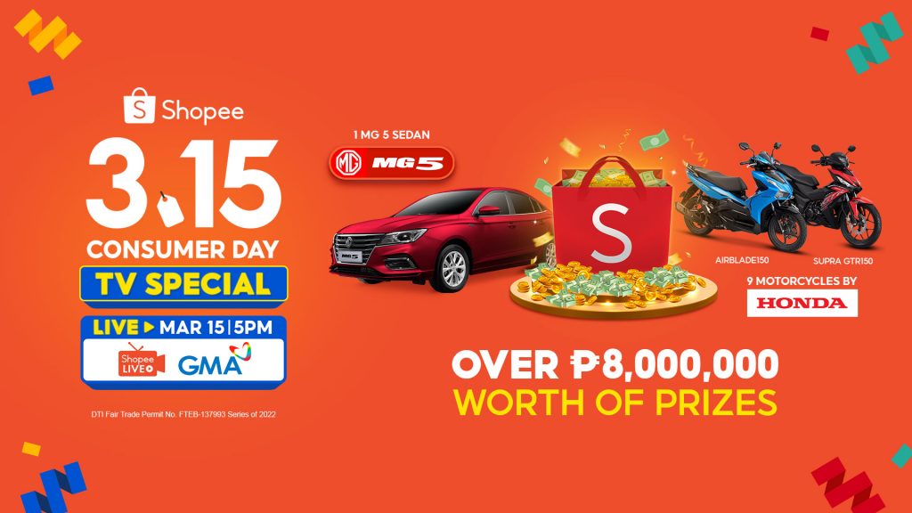 Shopee Celebrates Filipino Shoppers this 3.15 Consumer Day with Over ₱8 Million Worth of Prizes and More!